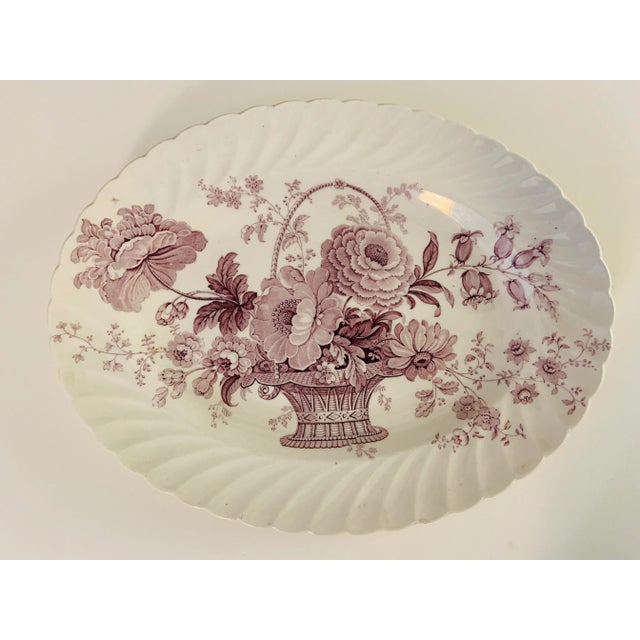 Vintage Charlotte Staffordshire Serving Plate For Sale In New York - Image 6 of 6