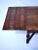 Burnt Umber Antique Jamestown Lounge Feudal Oak Jacobean Refectory Trestle Dining Table For Sale - Image 8 of 12