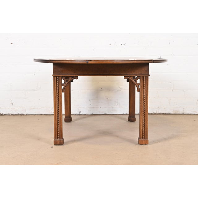 Henredon Chippendale Carved Mahogany Butler's Coffee Table Chairish