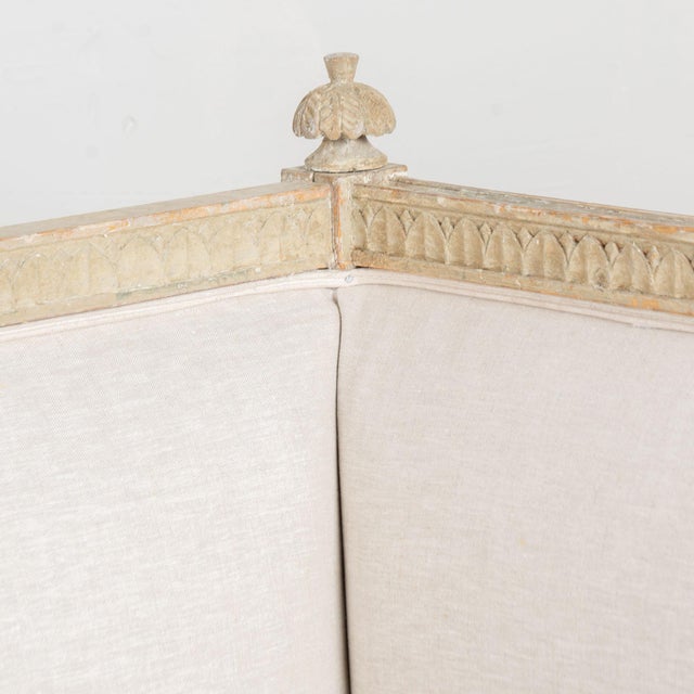 Early 19th Century Swedish Gustavian Pine Bench Settee For Sale - Image 10 of 18