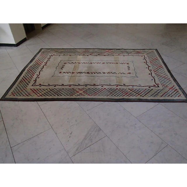 Gray Carpet by Jules Leleu for Maison Leleu, 1950s For Sale - Image 8 of 11