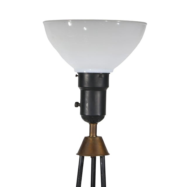 Mid-Century Modern Mid Century Tripod Floor Lamp by Robert Bulmore C 1950's For Sale - Image 3 of 11