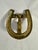 Vintage, English Horse and Horseshoe, Brass Doorknocker For Sale In Salt Lake City - Image 6 of 7