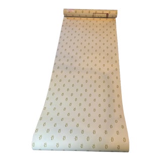 Brunschwig & Fils Wallpaper “The Chiltern Collection” in Gold and Cream For Sale