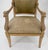 Mid-Century Modern Carved Dolphins Shape Arms Rounded Back Lounge Chairs Leather Upholstery AS IS For Sale - Image 3 of 18