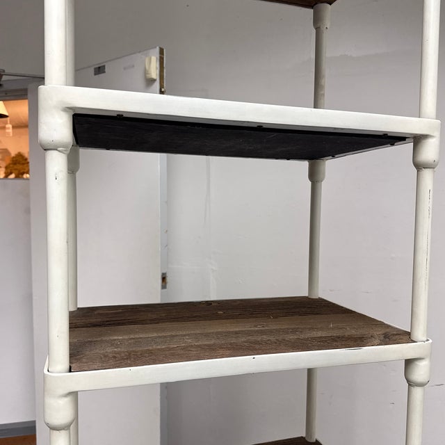 White Luay Al-Rawi for Restoration Hardware Dutch Industrial Narrow Single Shelving For Sale - Image 8 of 12
