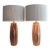 Mid 20th Century Weatwood Studio Style Carved Waknut - a Pair For Sale