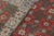 Beige Vintage Distressed Rug, Red Diamond Star Lattice Over Rich Brown - Rug & Kilim For Sale - Image 8 of 8