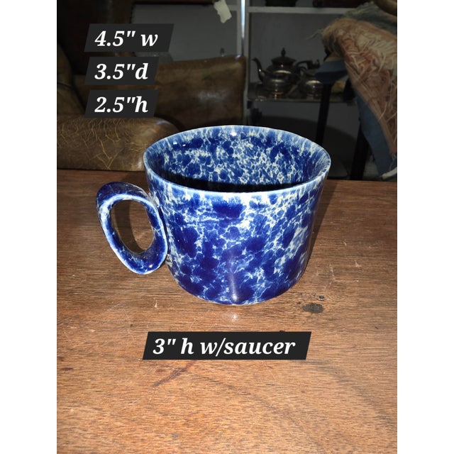 Beautiful vintage Bennington Pottery coffee cups and saucers which can also be used as bread plates. There are 10 coffee...