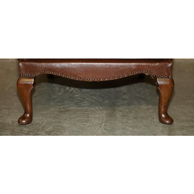 Set of Antique Wingback Armchairs, 1880 For Sale - Image 10 of 18