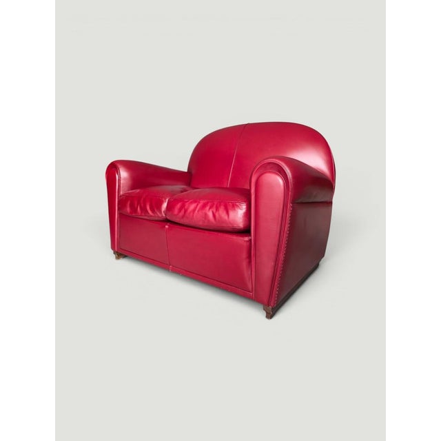 1980s Model 904 Vanity Fair Sofa in Leather from Poltrona Frau, Italy, 1980s For Sale - Image 5 of 18