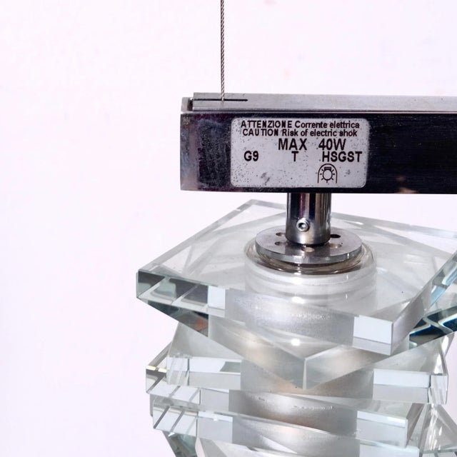 1970s Otto x Otto 4-Light Pendant Lamp by Francesco Dei Rossi for De Majo, 1970s For Sale - Image 5 of 18