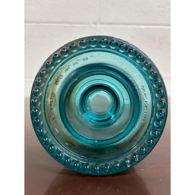 Vintage Hemingray 42 Aqua Teal Glass Insulator For Sale In Kansas City - Image 6 of 7