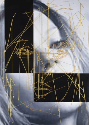 Ant Pearce "Kate #6 #2e" Contemporary Mixed Media Art 2014