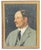 Gray Mid Century Portrait of Man in Gray Suit For Sale - Image 8 of 8