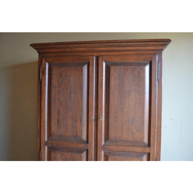 20th Century Dutch Oak Cabinet For Sale - Image 4 of 7