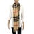 Burberry Light Beige Plaid 100% Cashmere Scarf