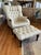 Wood Stickley Leopold’s Tufted Chair & Ottoman Set in Cherry Wood With Antiqued Nailhead Trim For Sale - Image 7 of 10