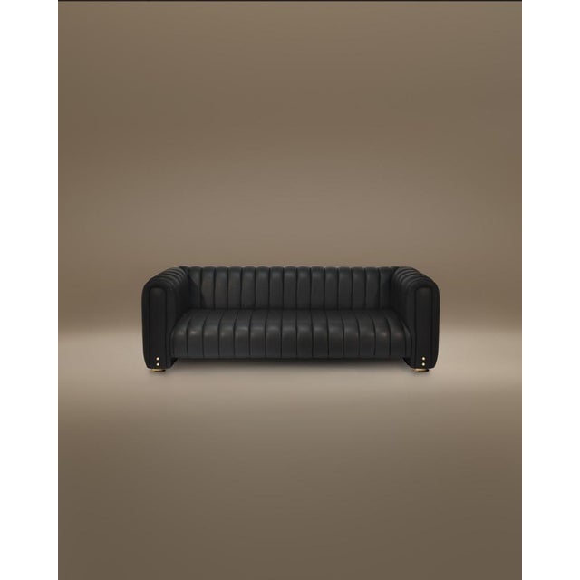 The Inglewood Sofa evokes the glorious venue called “The Forum”, in Inglewood, California, where many events, from sports...