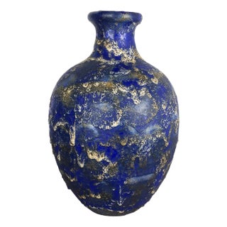 Pottery Fat Lava Multi-Color 837 Floor Vase from Ruscha, 1970s For Sale