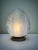 Large Italian Egg-Shaped Blue Glass Table Lamp, 1970s For Sale - Image 11 of 12