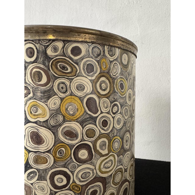 Paper Bin by Piero Fornasetti for Fornasetti, 1950s, in Flawless conditions. Designed 1950 to 1959 I have official proof...