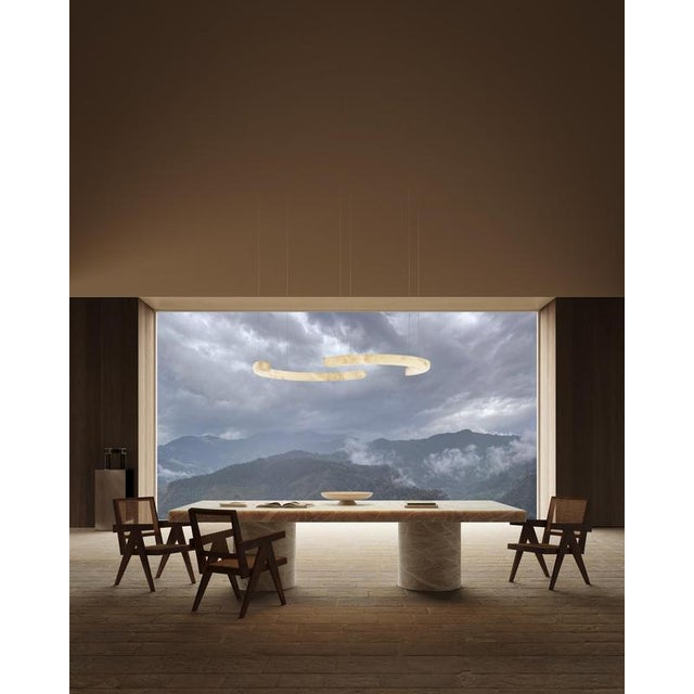 Kleo Pendant Lamp by United Alabaster For Sale - Image 9 of 11