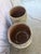 Pair of Large 20th Century Pitted Limestone-Finish Terra Cotta Planters For Sale - Image 10 of 14