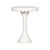 2020s Scalloped White Round Drinks Table For Sale - Image 5 of 8