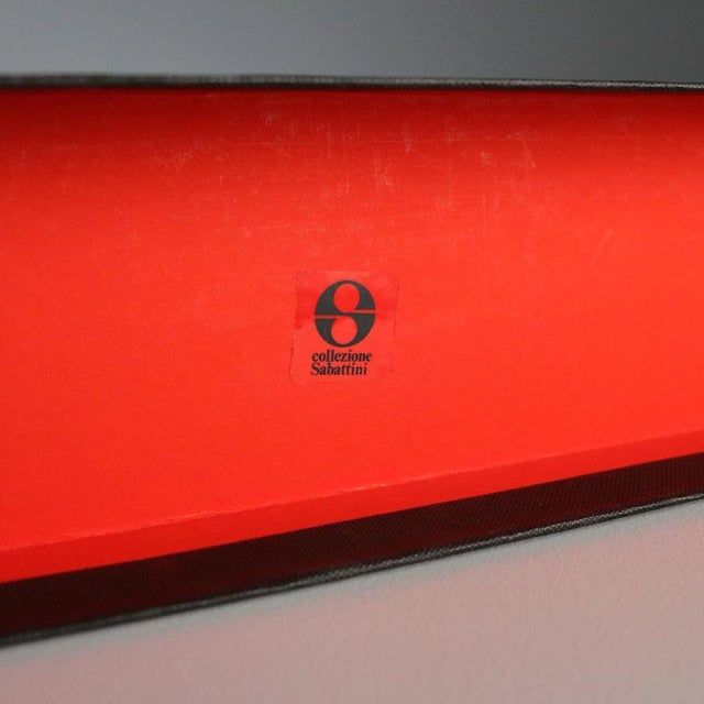 Red Union Salad Servers by Lino Sabattini, 1975 For Sale - Image 8 of 9