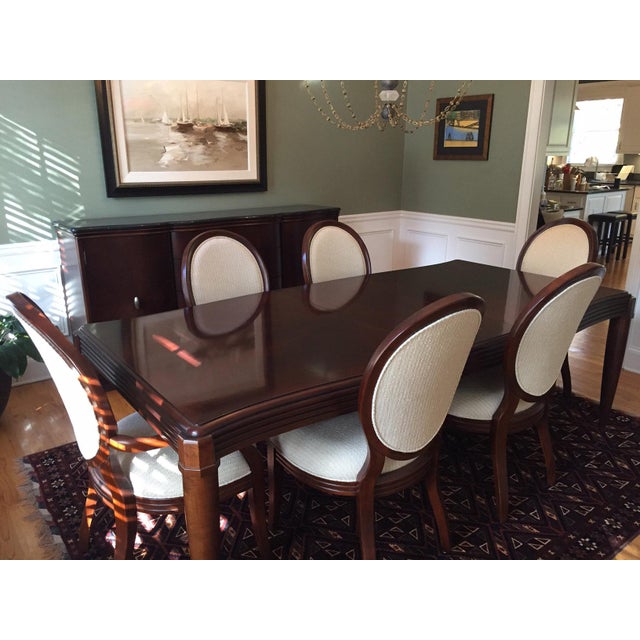 Transitional Bernhardt Paris Collection Dining Set Chairish