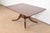 Baker Furniture Style Georgian Banded Mahogany Pedestal Extension Dining Table, Newly Refinished For Sale - Image 10 of 12