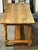 Large Bleached Oak Farmhouse Dining Table, 1920s For Sale - Image 17 of 18
