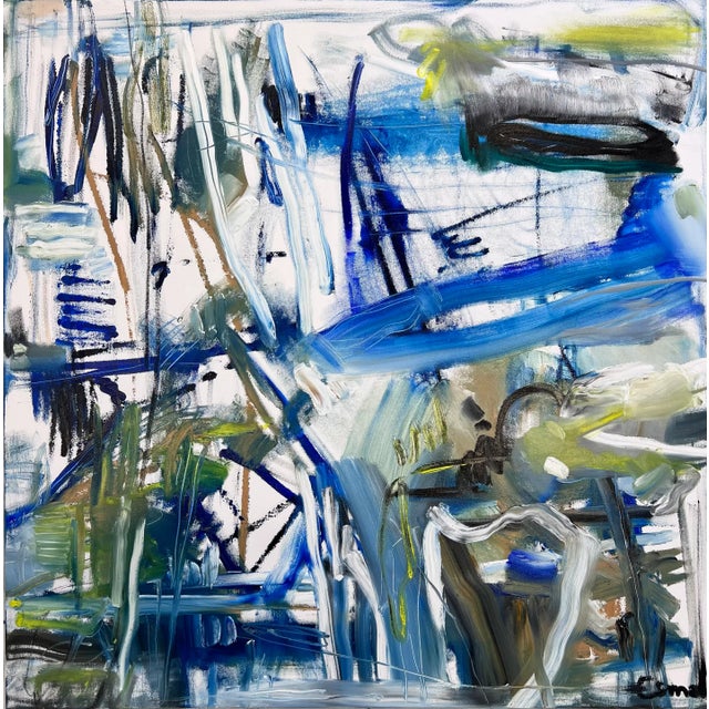 Maria Esmar, Hidden Behind Layers, Oil on Canvas For Sale - Image 4 of 4