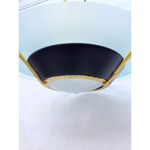 Postmodern Large Italian Hollywood Regency Chandelier, 1980s For Sale - Image 3 of 18