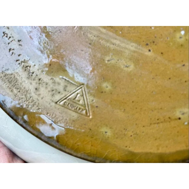 Ceramic Art Nouveau Bowl in Hand-Glazed Ceramic from Annashåb, 1920s For Sale - Image 7 of 9