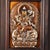 Traditional Late 19th Century Wooden Framed Repoussé Copper Thangka Plaque, Gold & Silver, 1.4kg For Sale - Image 3 of 7