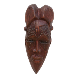 Carved Wood Tribal Wall Art