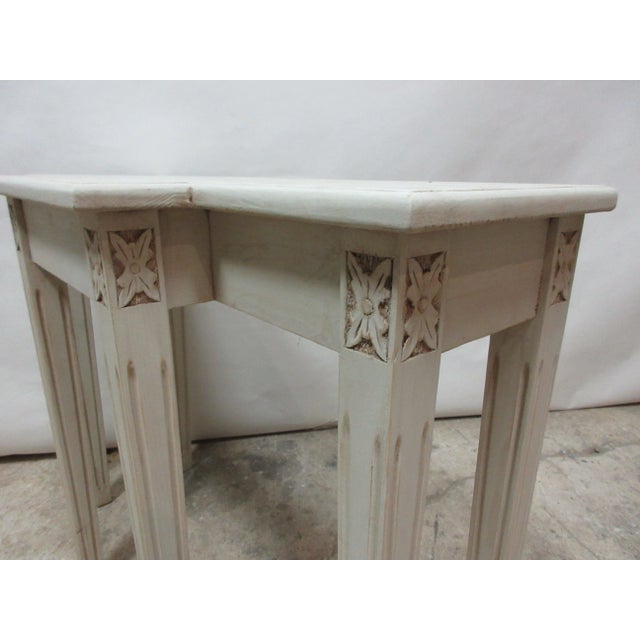 Console Table Swedish Gustavian Style For Sale - Image 4 of 5