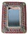 Handcrafted Ceramic Wall Mirror, Vallauris, 1960s For Sale