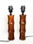 1990s Cylindrical Wooden Table Lamps, France, 1990s, Set of 2 For Sale - Image 5 of 14