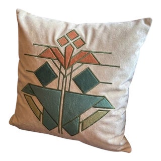 Exquisite Luxury Arts & Crafts Sofa Cushions – 1920s Design Cushion Cover With Insert For Sale