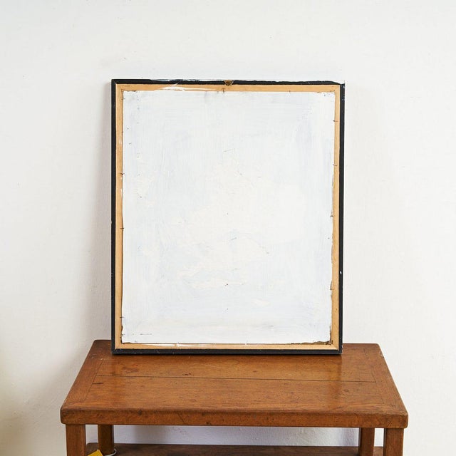 Renzo Piccoli, Figurative Scene, Oil Painting For Sale - Image 5 of 6