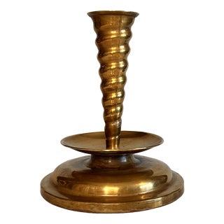 Antique Historicist Brass Candlestick, Germany, 1900s-1920s For Sale