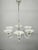 Art Deco Six-Arm Glass Chandelier, Czechoslovakia, 1930s For Sale - Image 9 of 12