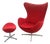 Arne Jacobsen Egg Chair With Ottoman Fritz Hansen Made in Denmark For Sale