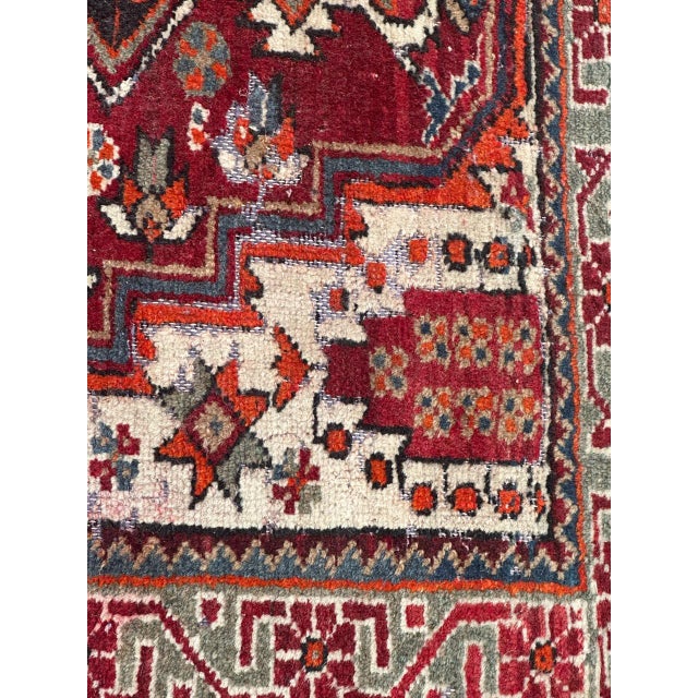 Mid-Century Hamadan Rug, 1950s For Sale - Image 4 of 18