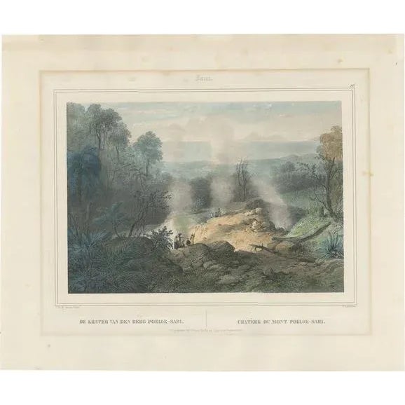 Crater of Pulu-Sari, 1845, Paper For Sale - Image 6 of 6