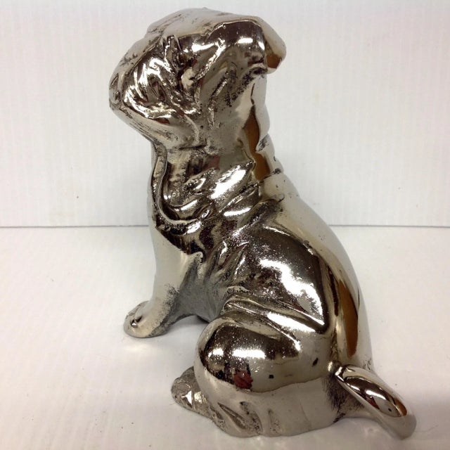 Contemporary 1930s Chromed English Bulldog For Sale - Image 3 of 6