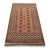 Bokhara Rug 3’11” X 6’6” Pink Wool Tribal Hand-Knotted Oriental Carpet For Sale